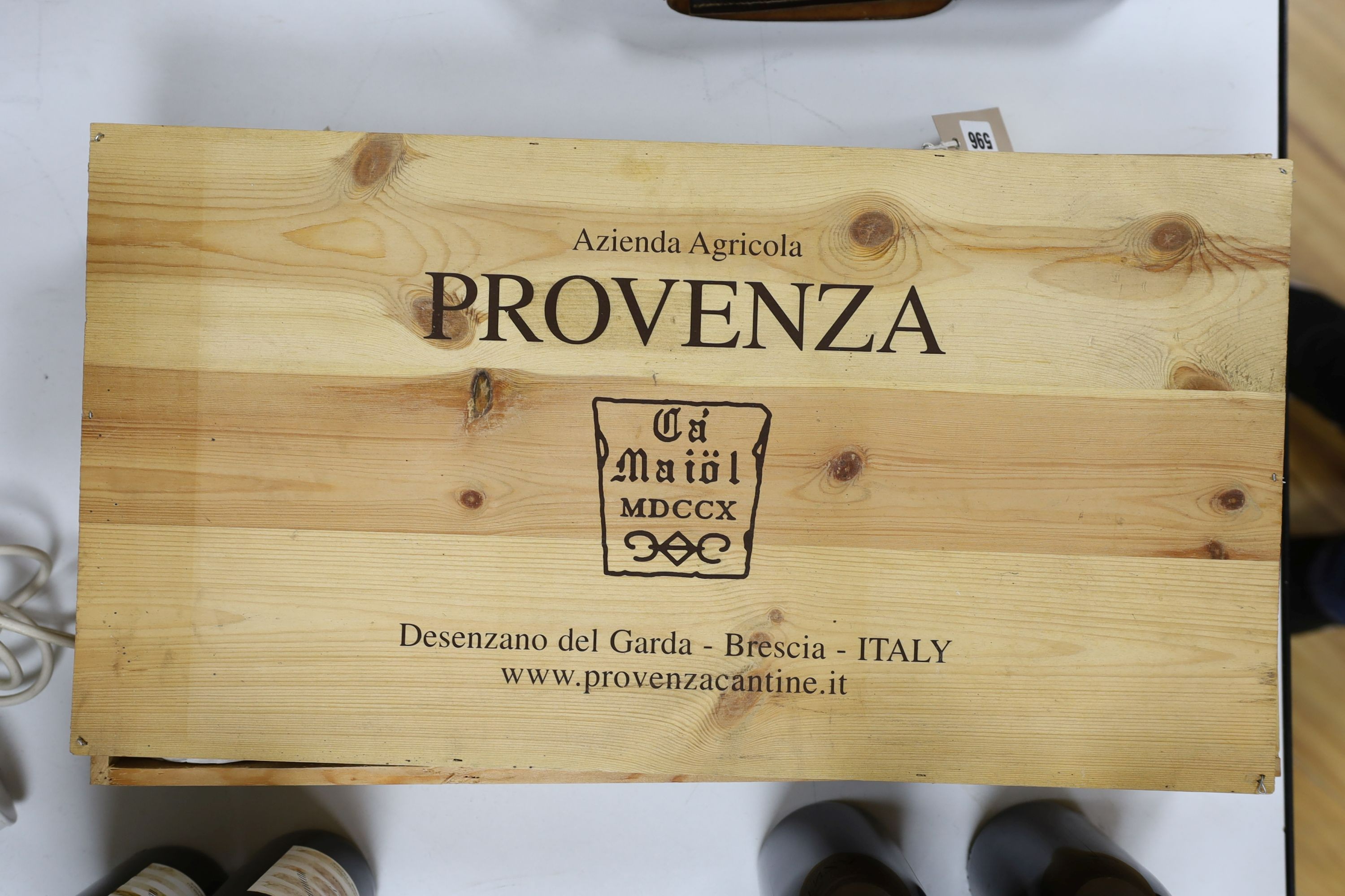 Four bottles of Provenza Ca'Maiol 'Fabio Contato' Lugana OWC, 2001 75cl